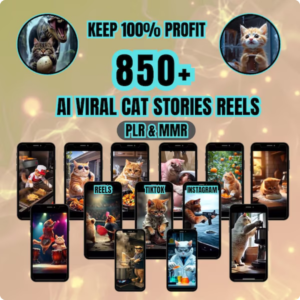 800+ Viral AI Cat Reels funny short video bundle for TikTok Reels Shorts